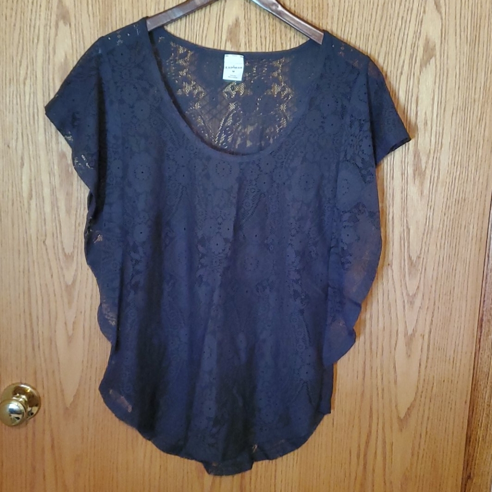 Lacey Charcoal Top size M